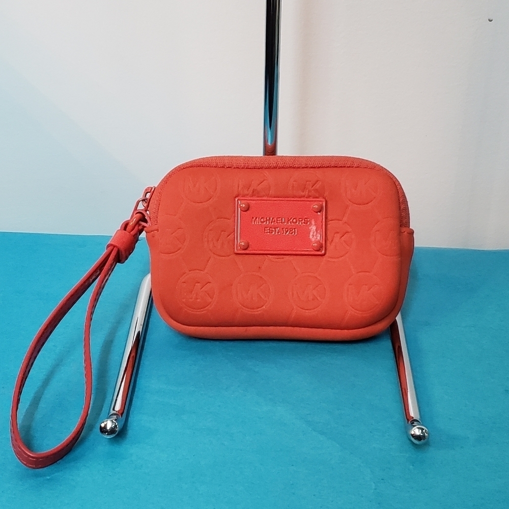 Michael Kors Canvas Zippered Pouch